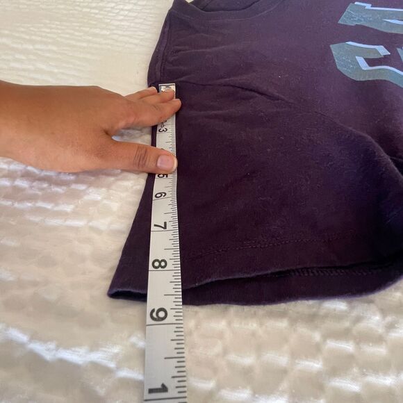 GAP Men's Classic Logo T-Shirt Purple Short Sleeve Cotton Tee Size M - Picture 4 of 9